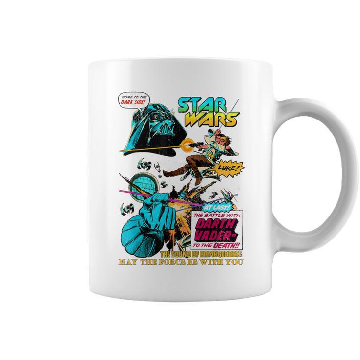 Star Wars Vader Luke Leia Epic Comic Book Teaser T-Shirt Graphic Print Coffee Mug