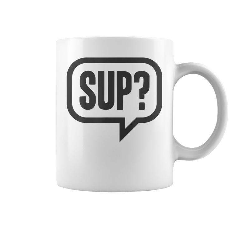 Sup どうしたの？ワザップワサップ What's Up コーヒーマグ