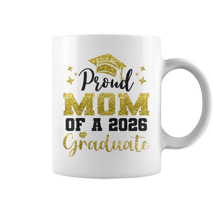 Super Proud Mom Of 2026 Graduate Senior Graduation Family Coffee Mug