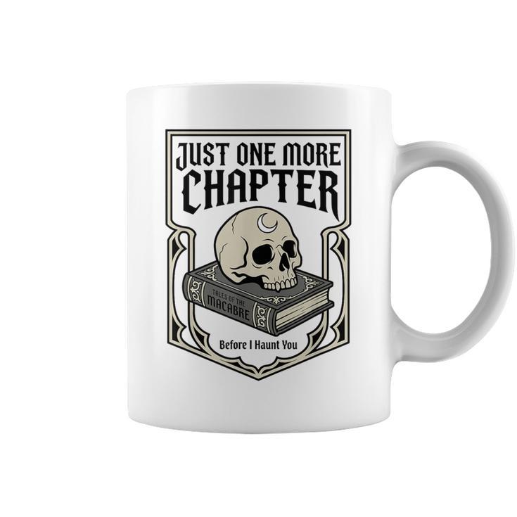 Tales Of The Macabre Skull Book Gothic Books Reading Lover Graphic Print Coffee Mug