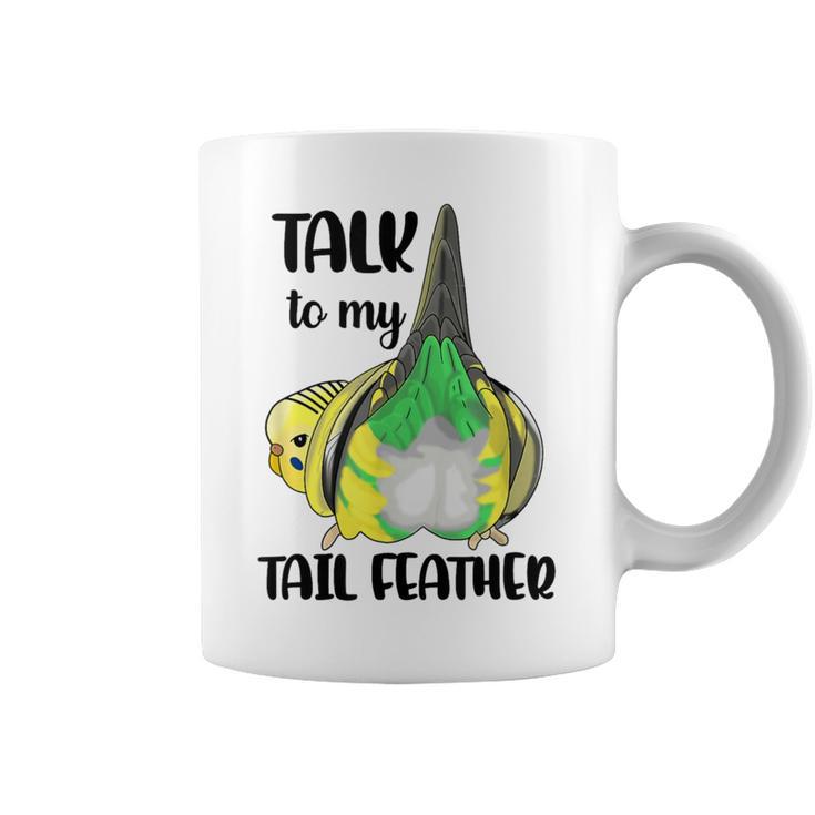 Talk To My Tail 羽 ファニー セキセイバト セキセイインコ コーヒーマグ