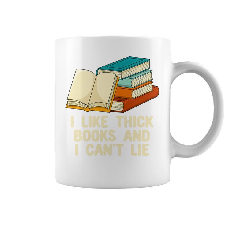 Like Thick Books Cant Lie Happiness Reading Positive Premium Tri-Blend Graphic Print Coffee Mug