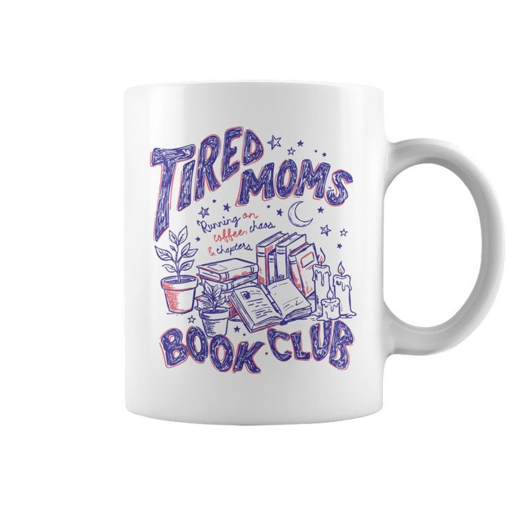 Tired Moms Book Club Bookish Booktrovert Coffee Mother's Day Graphic Print Coffee Mug