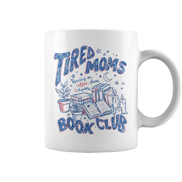 Tired Moms Book Club Coffee Mother's Day Bookish Booktrovert Graphic Print Coffee Mug