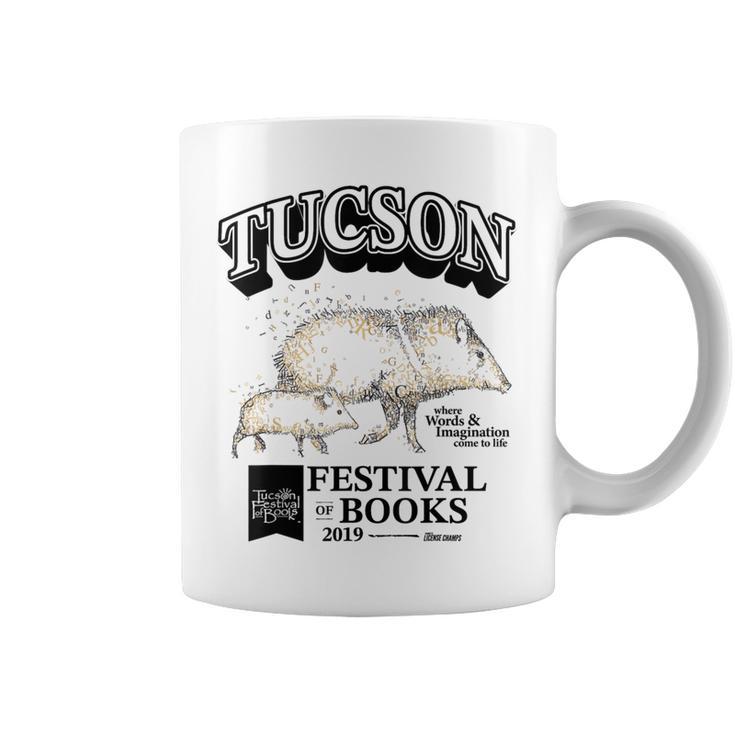 Tucson Festival Of Books TFOB 2019 Javelina Mascot Graphic Print Coffee Mug