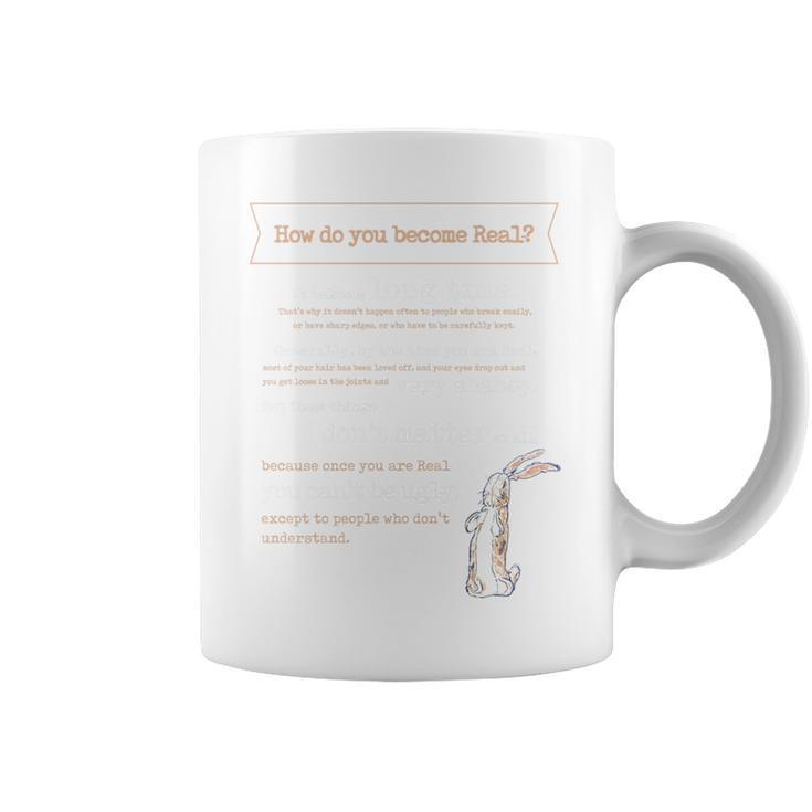 Velveteen Rabbit Book Quote 1922 Becoming Real Skin Horse Premium Tri-Blend Graphic Print Coffee Mug