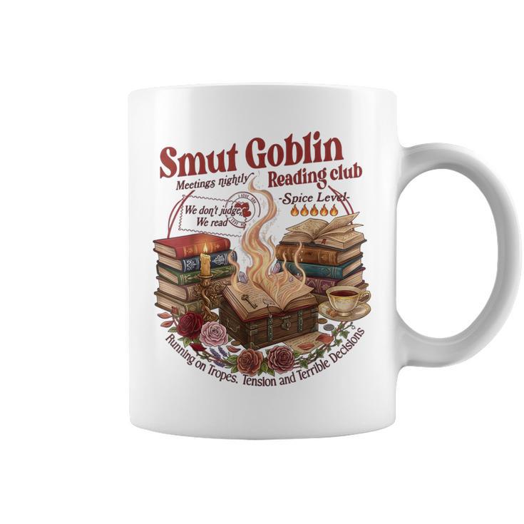 Vintage Smut Goblin Dark Romance Bookish Book Lover Graphic Print Coffee Mug