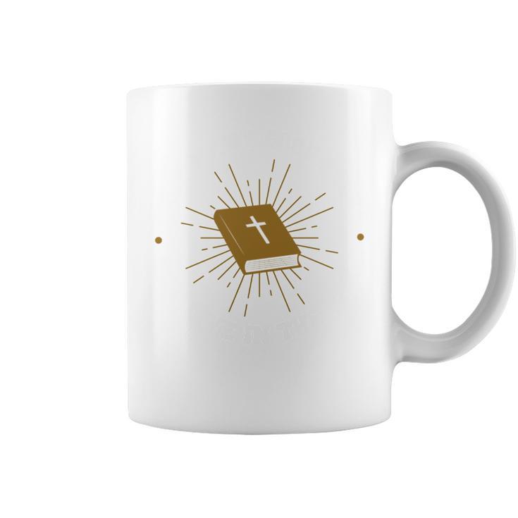 Visit Many Good Books But Live In The Bible Graphic Print Coffee Mug