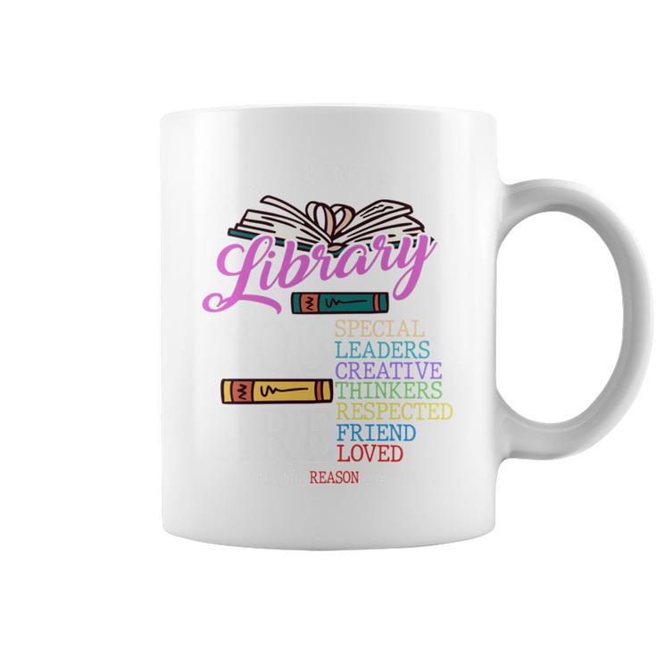 When You Enter This Library Book Reader Reading Graphic Print Coffee Mug
