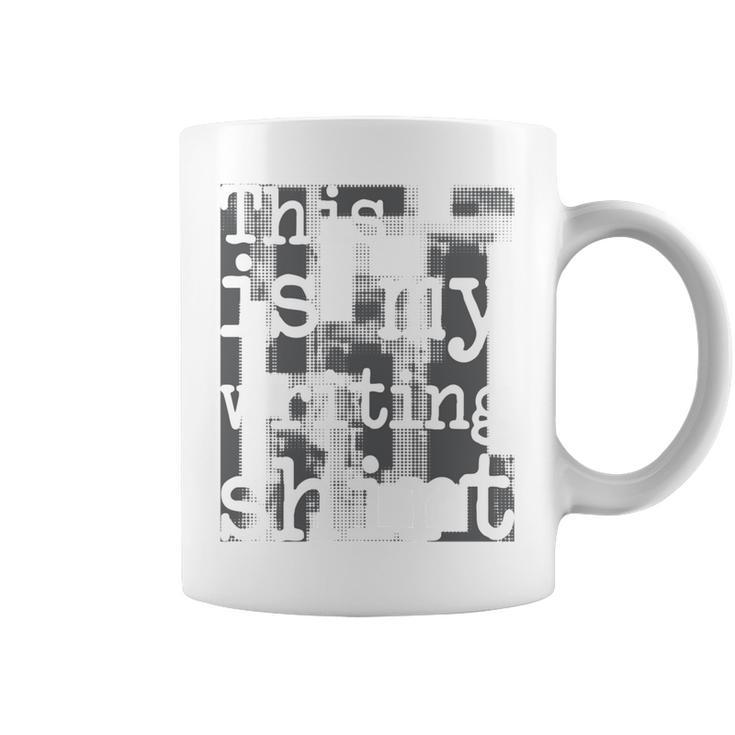 This Is My Writing Shirt Author Book Writer Novelist Poet Graphic Print Coffee Mug