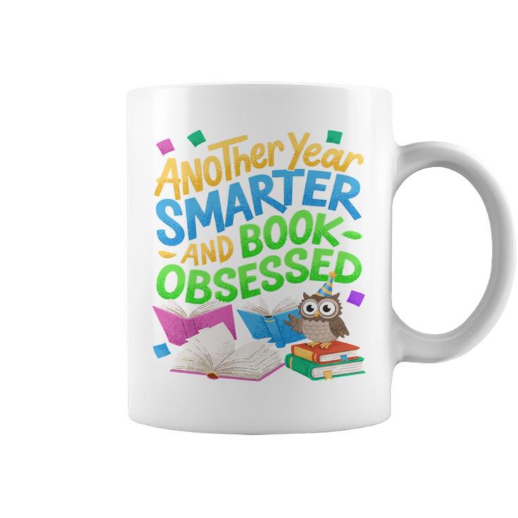 Another Year Smarter And Book-Obsessed Birthday Graphic Graphic Print Coffee Mug