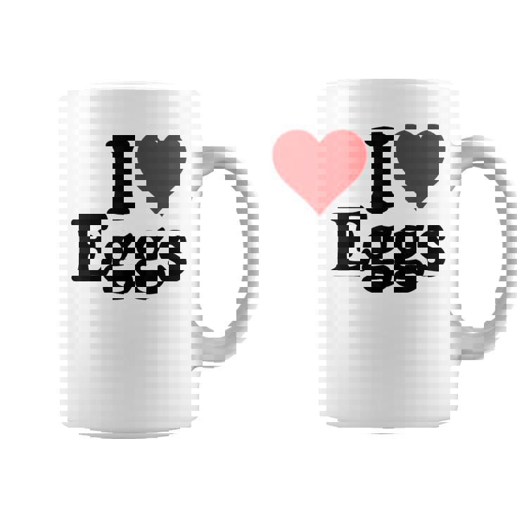 アイラブエッグアイハートエッグ コーヒーマグ