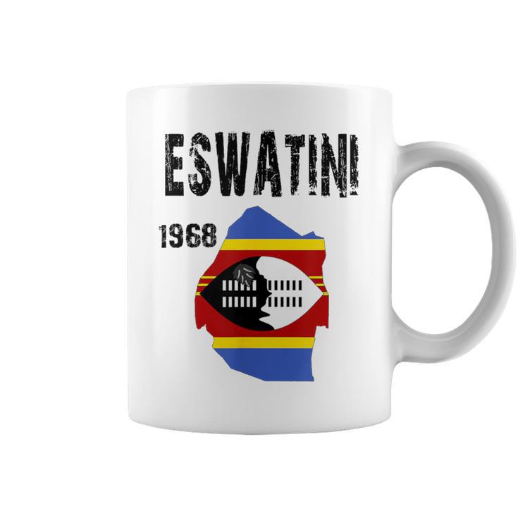 エスワティニ地図旗 制定。 コーヒーマグ