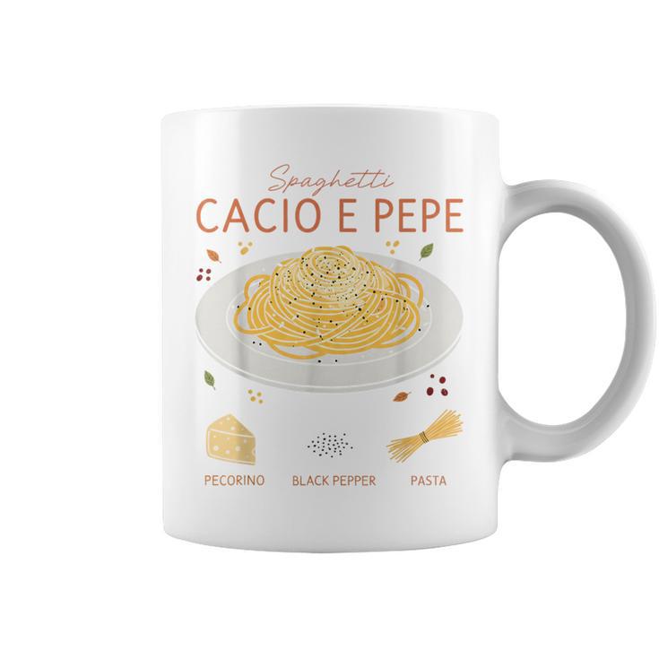 スパゲッティ カシオ エ ペペ 伝統的なイタリア料理 レシピ ティー コーヒーマグ
