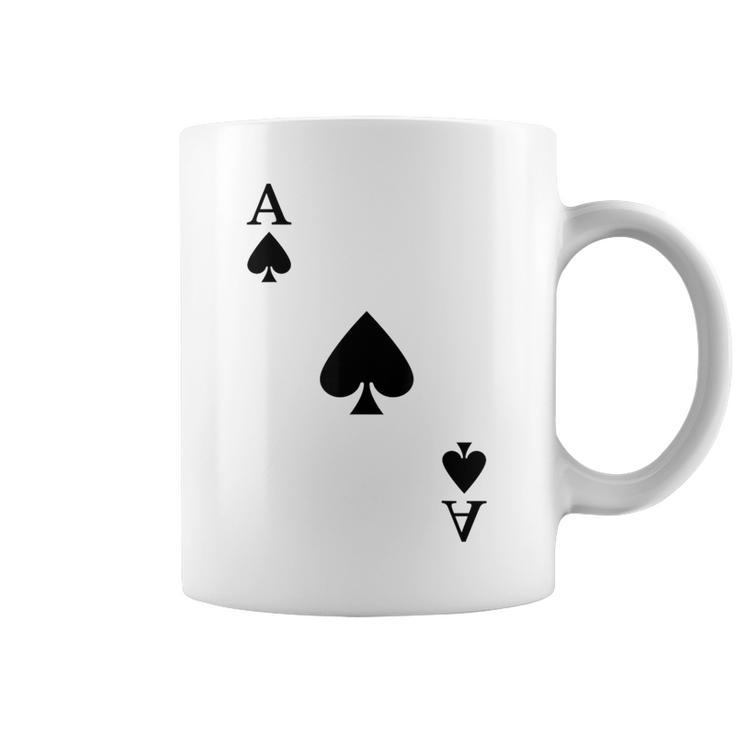 スペード、エース、カーニバル、コスチューム、ポーカー、カードプレイヤー。Poker Card コーヒーマグ