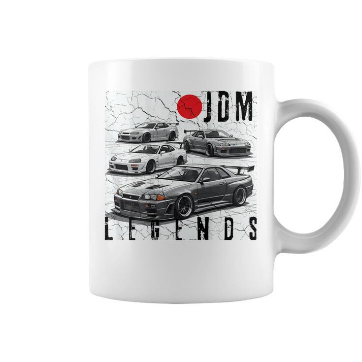 バックプリント ディストレス Jdm レジェンド レースカー 日本国旗 ギフト コーヒーマグ