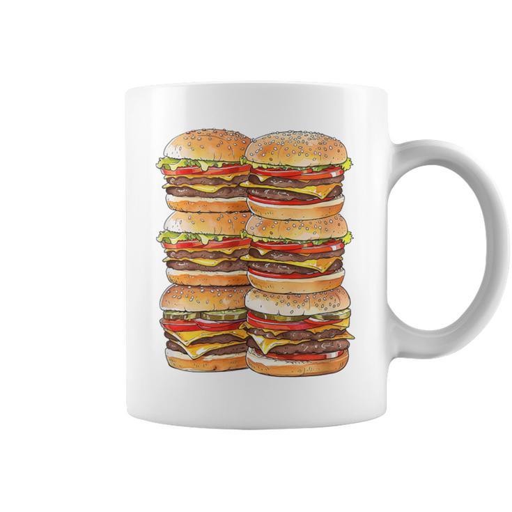 ハンバーガーデイパック ハンバーガー 6パック 腹筋 フェイク腹筋ジム コーヒーマグ