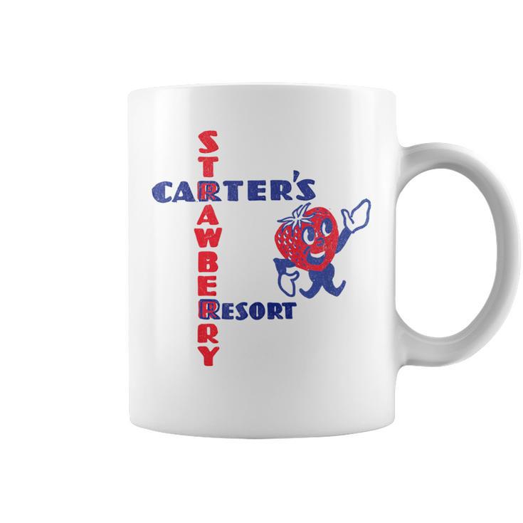 レトロ ホテル カーターズ ストロベリー リゾート カリフォルニア コーヒーマグ