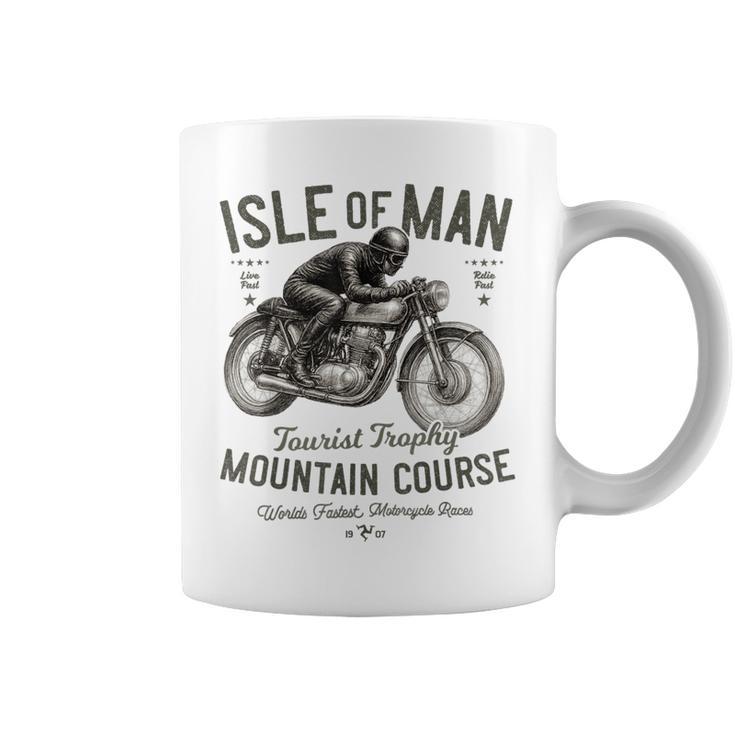 レトロ マン島 Tt レース ヴィンテージ レーシング バイクレース コーヒーマグ