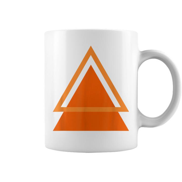 三角形抽象幾何学デザインtシャツ コーヒーマグ