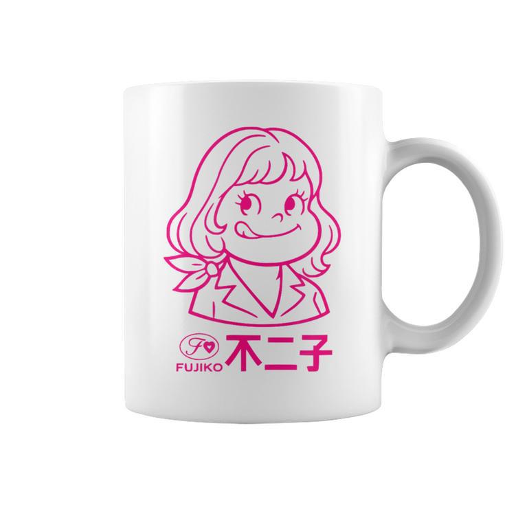 不二子 ペコちゃん風 レトロガール Fujiko アニメ パロディ メンズ レディース コーヒーマグ