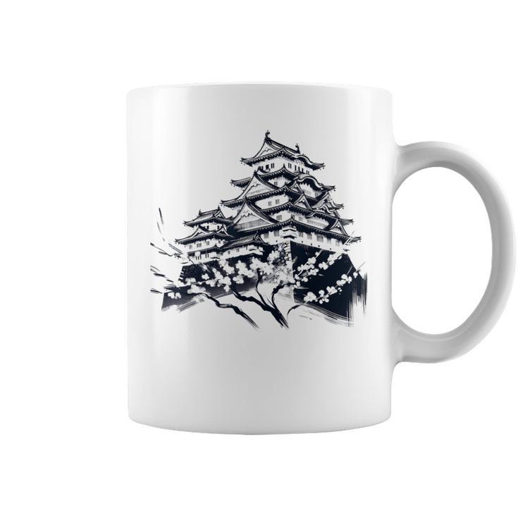 日本伝統風姫路城 コーヒーマグ