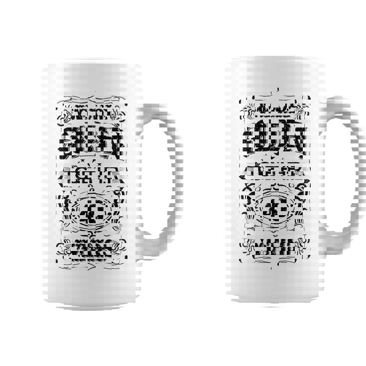 私たちは一緒にゴールデンです 40周年結婚40周年 コーヒーマグ