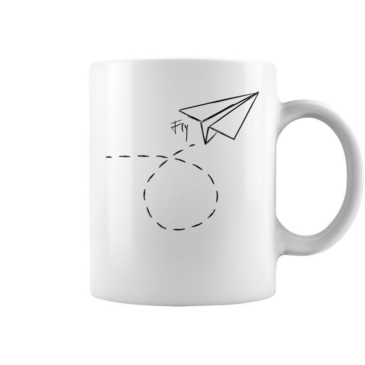 紙飛行機フライtシャツ折り紙折り紙パイロット コーヒーマグ