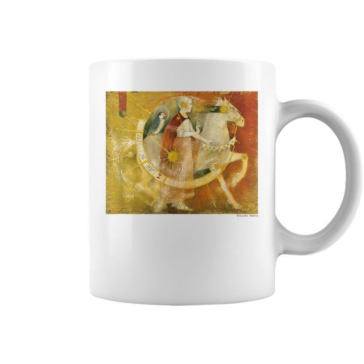 詩とメルヘン 牧野 鈴子 太陽の馬 コーヒーマグ