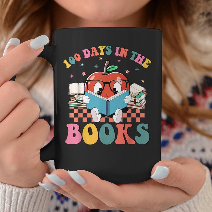 100 Days In The Books Reading Lover 100th Day Of School Graphic Print Coffee Mug Unique Gifts