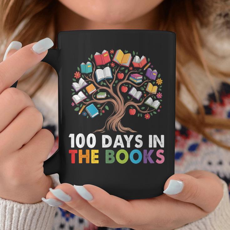 100 Days In The Books Reading Teachers Librarians School Graphic Print Coffee Mug Unique Gifts