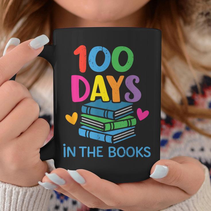 100 Days In The Books School Celebration Graphic Print Coffee Mug Unique Gifts