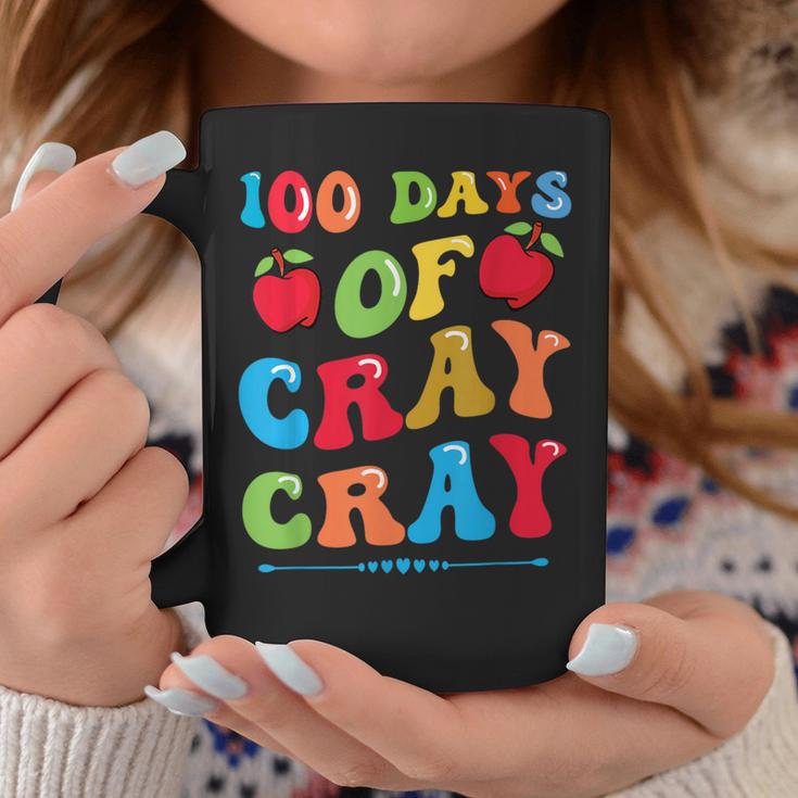 100 Days Of Cray Cray Apples And Books Graphic Print Coffee Mug Unique Gifts