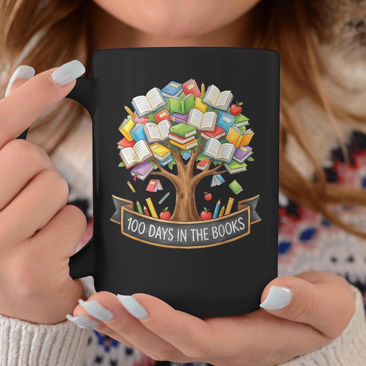 100 Days Of School In The Books Librarian Reading Teacher Graphic Print Coffee Mug Unique Gifts