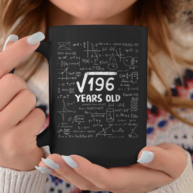 14歳の誕生日tシャツ スクエアルート 196 コーヒーマグ 面白い贈り物