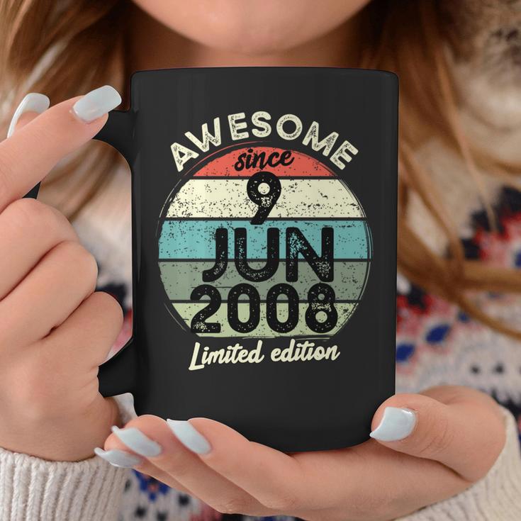 15歳の誕生日 2008年6月9日 15歳の誕生日 長袖tシャツ コーヒーマグ 面白い贈り物