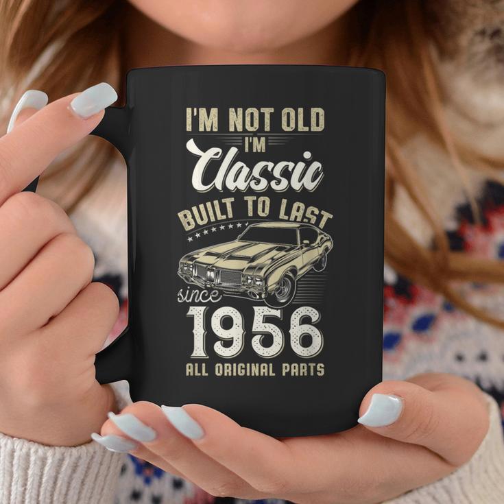1956年生まれ、70歳の誕生日、クラシックカー コーヒーマグ 面白い贈り物
