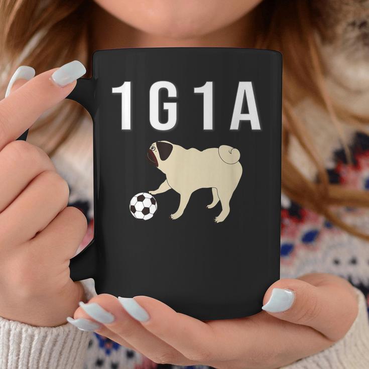 1G1a Pug くるりん尻尾のパグ おもしろ コーヒーマグ 面白い贈り物