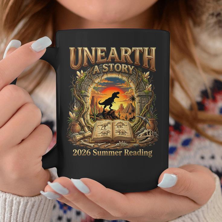 2026 Summer Reading Dinosaur Unearth A Story Book Lover Graphic Print Coffee Mug Unique Gifts 2026 Summer Reading Dinosaur Unearth A Story Book Lover Graphic Print Coffee Mug Unique Gifts