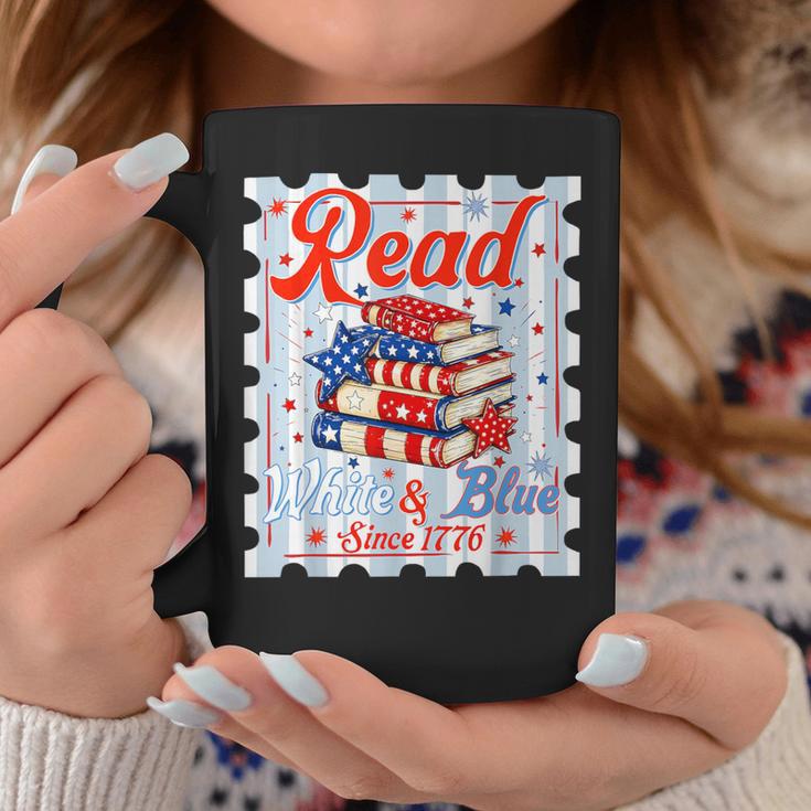 4th Of July Patriotic Read Blue Books Men Women Kid Graphic Print Coffee Mug Unique Gifts