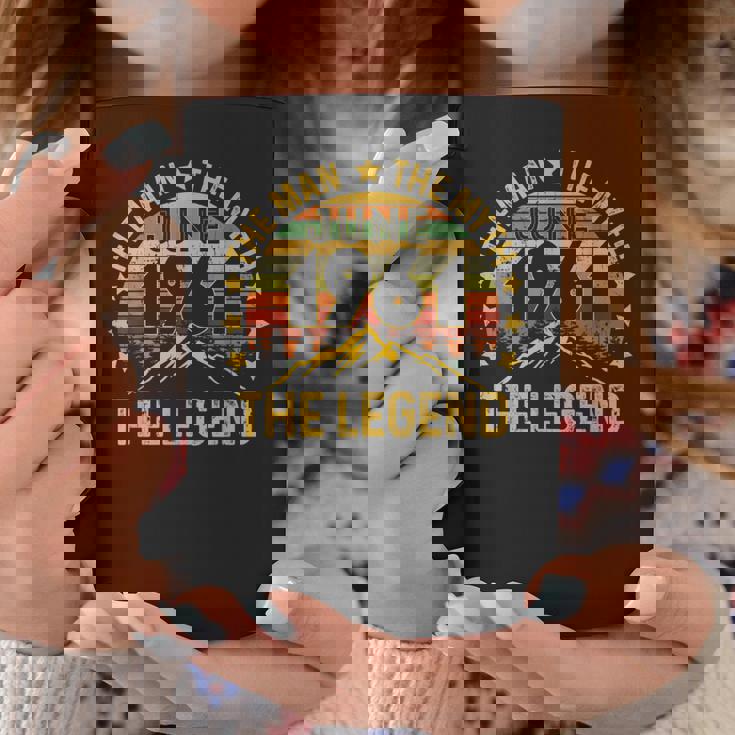 60 Years Old Birthday The Man Myth Legend 1961年6月 コーヒーマグ 面白い贈り物