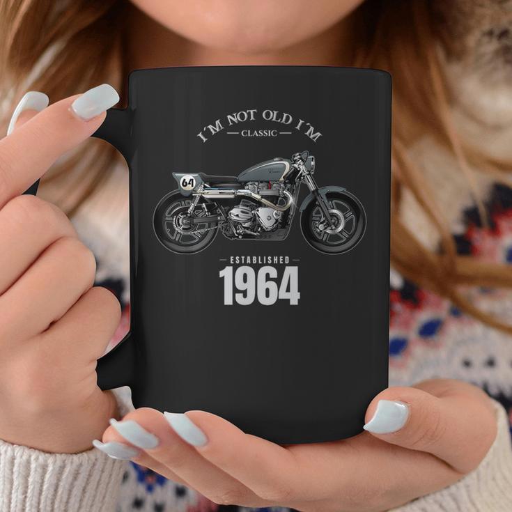 60 歳の誕生日男性オートバイ バイクに乗る人 1964 コーヒーマグ 面白い贈り物