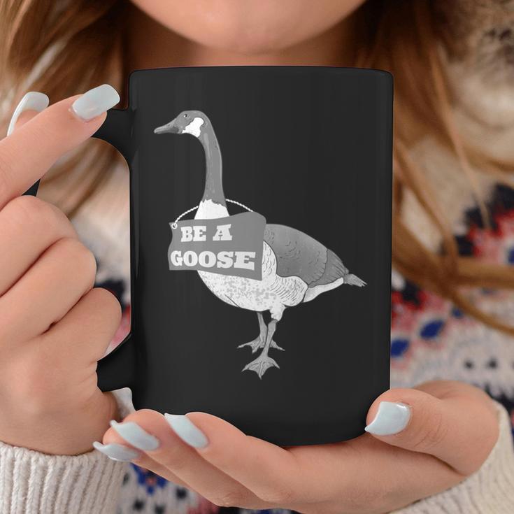 Be A Goose 長袖tシャツ コーヒーマグ 面白い贈り物