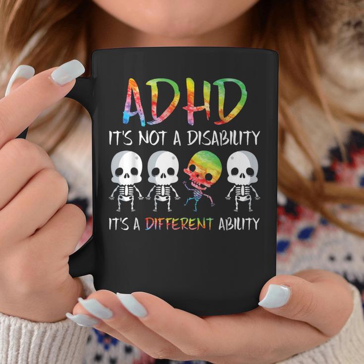 Adhd It's Not Disability It's A Different Abilitykeleton コーヒーマグ 面白い贈り物