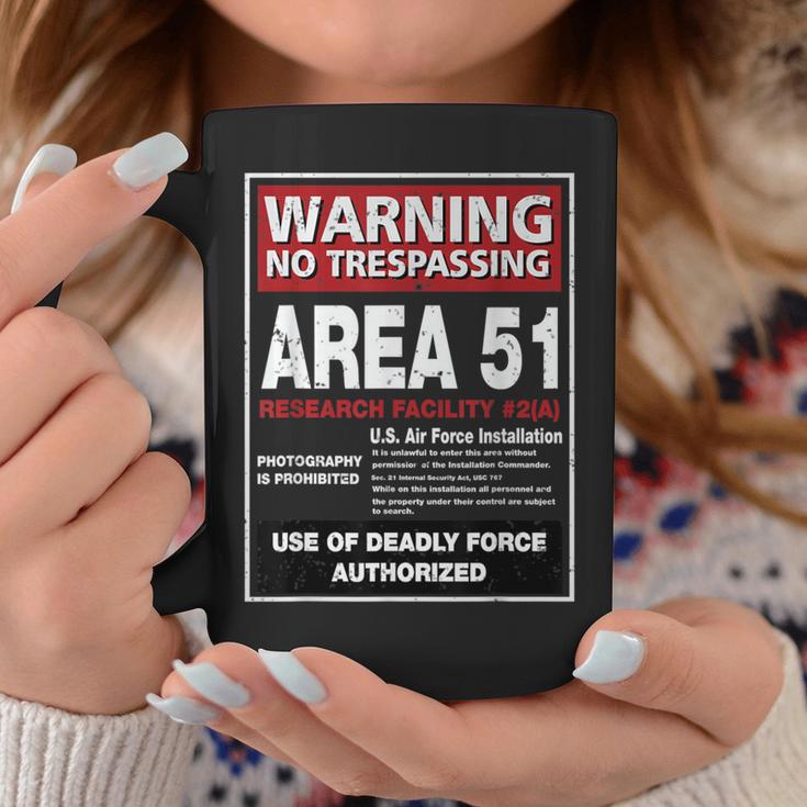 Alien Area 51 警告サイン ラスベガス Nv コーヒーマグ 面白い贈り物