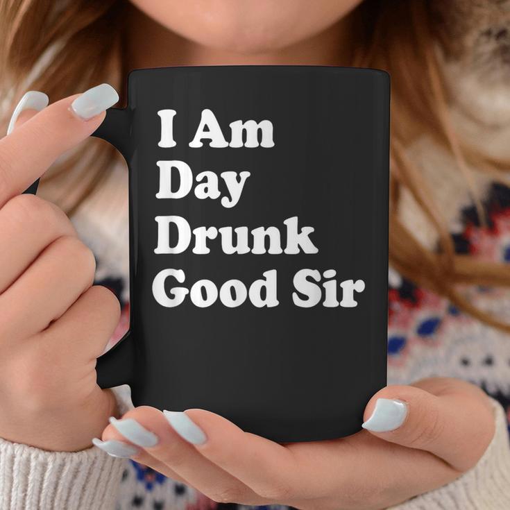 I Am Day Drunk Goodir Drinking Drunk ユーモア コーヒーマグ 面白い贈り物