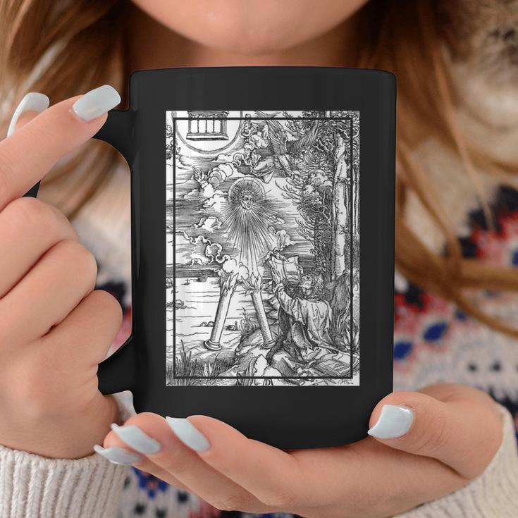 Apocalypse St John Devours The Book 1498 DüRer Angels Graphic Print Coffee Mug Unique Gifts Apocalypse St John Devours The Book 1498 DüRer Angels Graphic Print Coffee Mug Unique Gifts