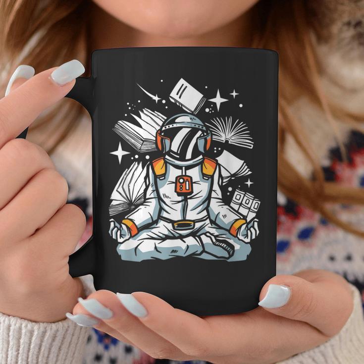 Astronaut Reader Books Lover Book Reading Nerd Literature Graphic Print Coffee Mug Unique Gifts