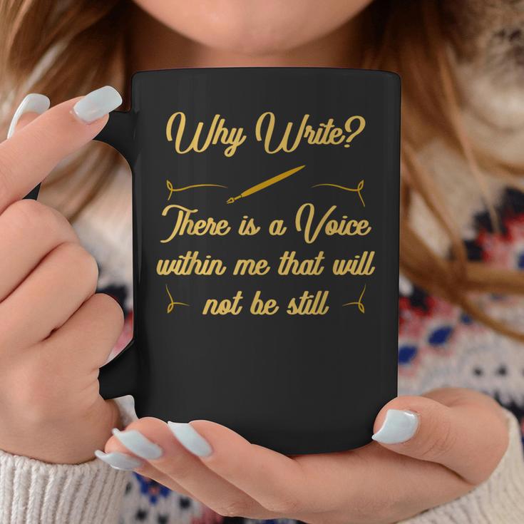 Author Writer Book Publisher Story Writing Why Write Graphic Print Coffee Mug Unique Gifts