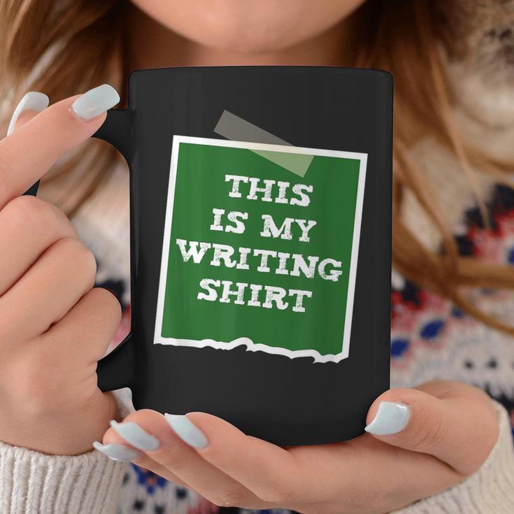 Author This Is My Writing Tee Novelist Story Book Writer Graphic Print Coffee Mug Unique Gifts
